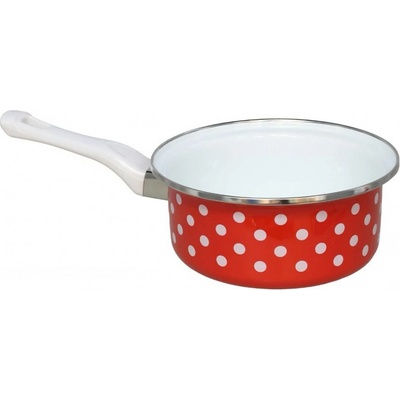 GERIMPORT rendlík s ručkou d18 1,15l červený+bílý PUNTÍK