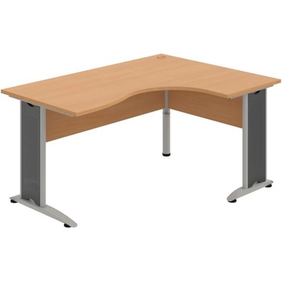 OFFICE PRO s.r.o. HOBIS kancelársky stôl pracovný tvarový, ergo ľavý - CE 2005 L, buk