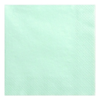PartyDeco ubrousky papírové mint 33x33cm