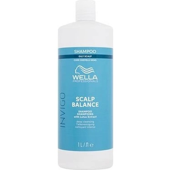 Wella Professionals Invigo Scalp Balance Oily Scalp Shampoo hloubkově čisticí šampon pro mastné vlasy 1000 ml