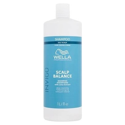 Wella Professionals Invigo Scalp Balance Oily Scalp Shampoo hloubkově čisticí šampon pro mastné vlasy 1000 ml