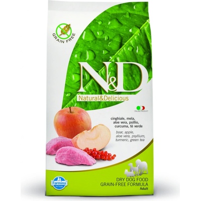 N&D Grain Free Boar & Apple Adult Mini Dog 7 kg