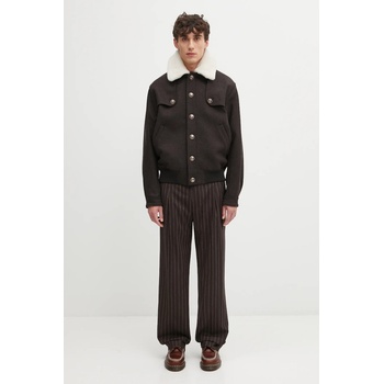 Drôle de Monsieur Панталон с вълна Drôle de Monsieur Le Pantalon Pinstripes (I.BP165.WO040)