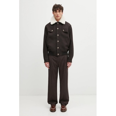Drôle de Monsieur Панталон с вълна Drôle de Monsieur Le Pantalon Pinstripes (I.BP165.WO040)