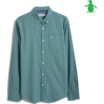 Original Penguin Ecovero Oxford Shirt - Oil Blue 989