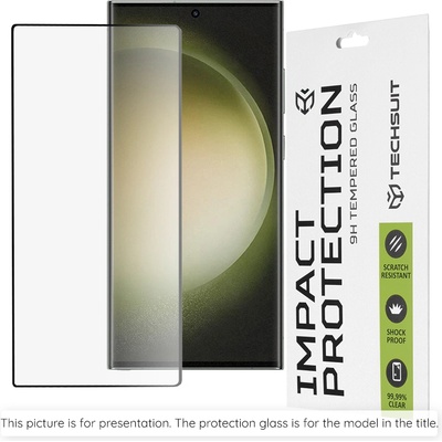 Techsuit Стъклен протектор Techsuit 111D Full Cover / Full Glue Glass - Realme P4x 4G / P4 Lite 4G - Черен