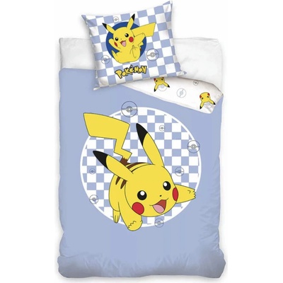 Carbotex bavlna obliečky Pokémon Jedinečný Pikachu 140x200 70x90