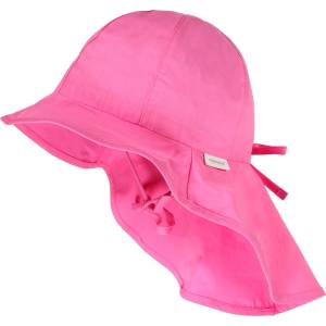 maximo Детска шапка с козирка maximo Kid's Mini Girl Flapper with Bow Cap - Rosa Nelke - размер 53 cm (904-0113-0114)