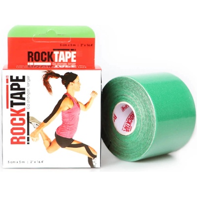 RockTape kineziologický tejp zelená 5 cm x 5 m