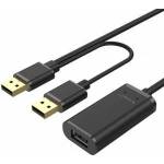Unitek Preloader USB 2.0 Unitek Y-278 AM-AF, 10m, with additional power
