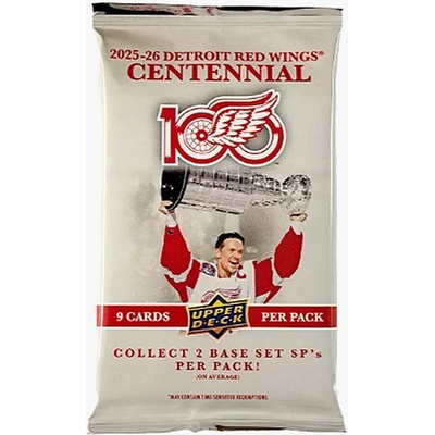 Upper Deck 2025-26 Red Wings NHL Centennial Hobby Balíček