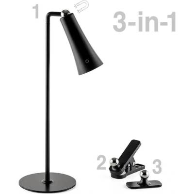 OMNIA Led НАСТОЛНА ЛАМПА 3w 4000k МАГНИТНА ЧЕРНА omnia flexy (3800139241988)