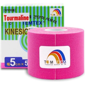 Temtex Tape Classic pružná páska na svaly a kĺby Pink 5cm x 5m