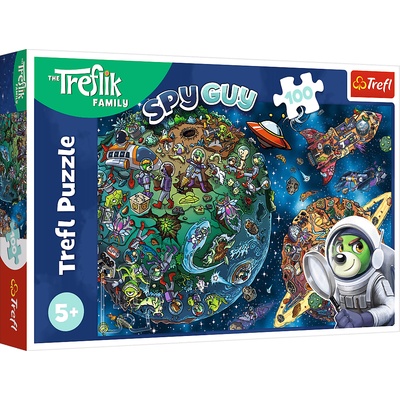 Trefl - Puzzle Trefliks in Space - 100 piese