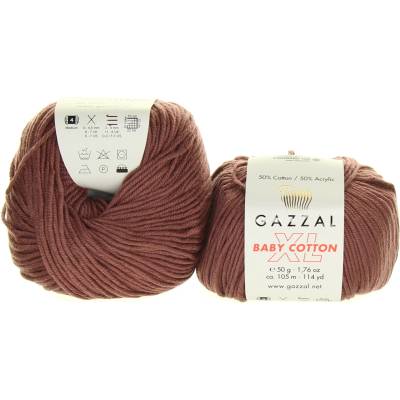 Gazzal Baby Cotton XL 3455 hnědá