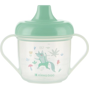 KikkaBoo Чаша с твърд накрайник 150мл Forest Party Mint (31302030074)