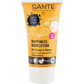 Sante Happiness tělové mléko BIO pomeranč a mango 150 ml