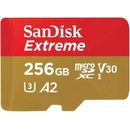Image 1 of SanDisk Extreme microSDXC 256GB UHS-I/U3/A2/CL10 (SDSQXAV-256G-GN6MA/121587)