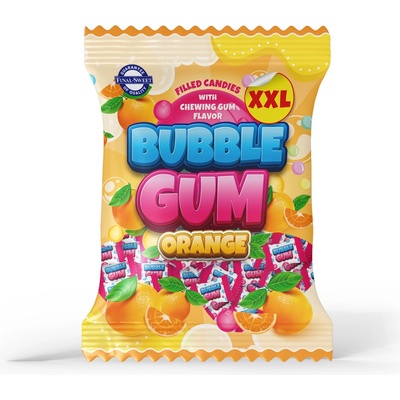 Final-sweet BUBBLE GUM Orange 300 g