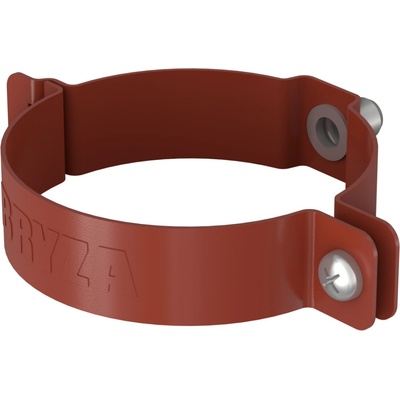 Bryza STAL Upínací krúžok na potrubie 90 mm tehlovočervený