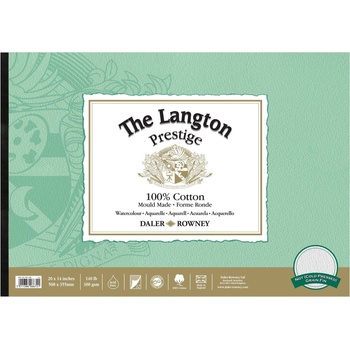 Daler-Rowney The Langton Prestige Watercolour Скицник 12 50, 8 x 35, 6 cm 300 g (431331420)