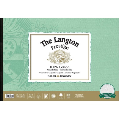 Daler-Rowney The Langton Prestige Watercolour Скицник 12 50, 8 x 35, 6 cm 300 g (431331420)