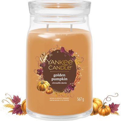 Yankee Candle Signature GOLDEN PUMPKIN 368 g – Hledejceny.cz