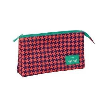 Nait Nait Пътническа Чанта Nait Nait Pata de gallo coral Корал 22 x 12 x 3 cm