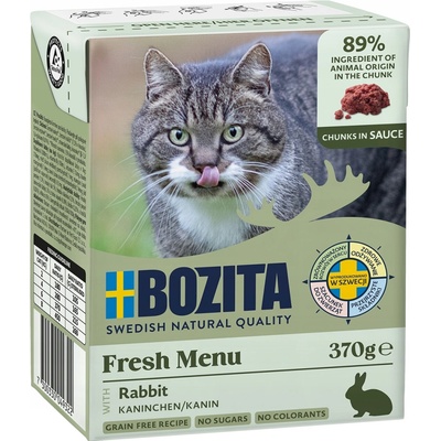 Bozita kousky v omáčce s králičím masem 370 g