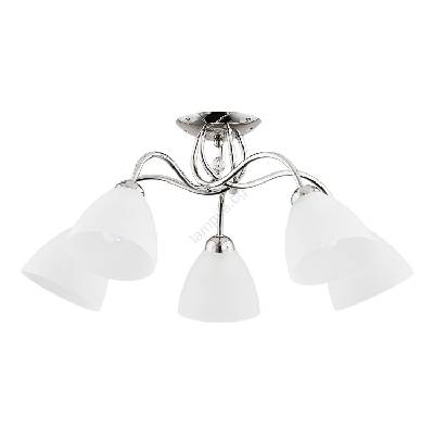 Полилей за повърхностен монтаж AMARILLO 5xE27/15W/230V хром (ALF23745)