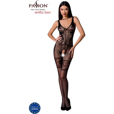 Bodystocking Passion BS069 black – Zboží Mobilmania