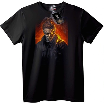 NOONEBRAND Тениска Freddy Krueger Огън - 2XL, Black