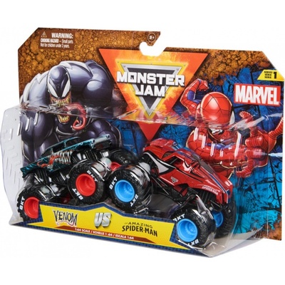 Monster Jam Venom vs Spiderman sada 2 Monster Truckov 1:64