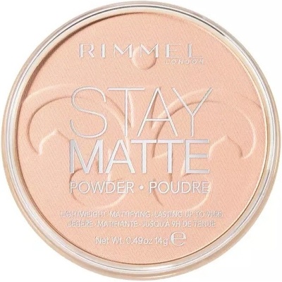 Rimmel London Stay Matte Long Lasting Pressed Powder make-up 2 Pink Blossom 14 g – Zboží Dáma