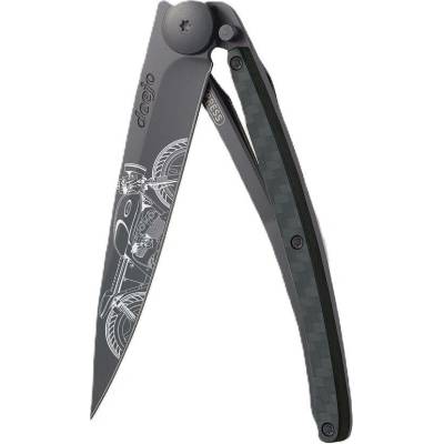 Deejo 1GC107 37g black Café Racer carbon fiber