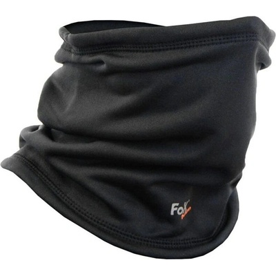 FOX outdoor nákrčník SOFTSHELL se stahováním Černá