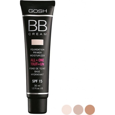 Gosh BB krém Foundation Primer Moisturizer All in One 2 Beige 30 ml