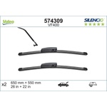 Valeo Silencio 650/550 mm 574309