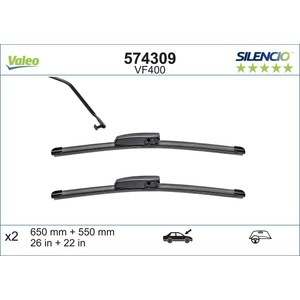 Valeo Silencio 650/550 mm 574309