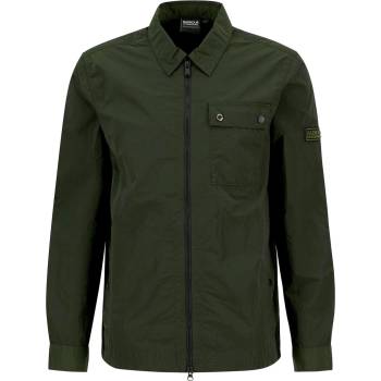 Barbour International Риза с дълъг ръкав Barbour International Men's Inline Cotton Long Sleeve Overshirt - Sage SG71