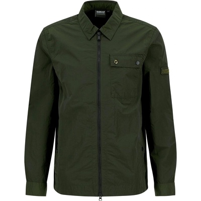 Barbour International Риза с дълъг ръкав Barbour International Men's Inline Cotton Long Sleeve Overshirt - Sage SG71