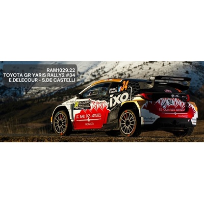 Toyota GR Yaris Rally2 Rallye Monte Carlo 2026 34 Delecour De CastelliIXO 1:43
