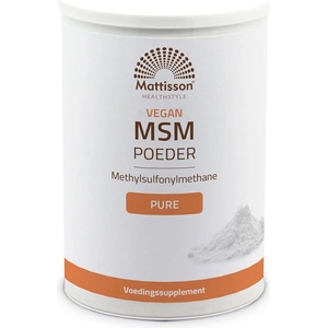 Mattisson Healthstyle Кости и стави Веган МСМ (MSM) 8 g, 550 g прах (MT2213)