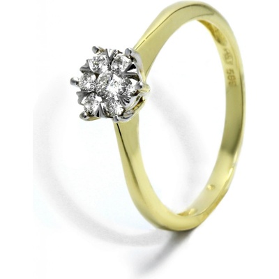 Blink-Blink Luxusný diamantový prsteň 0.21ct 1502ZDG