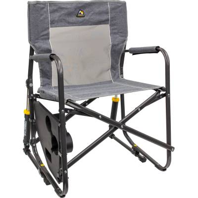 GCI Outdoor Къмпинг стол Gci Freestyle Rocker With Side Table Camping chair - Heathered Pewter - размер 61 x 63, 5 x 88, 5 cm (580-1519-0211)