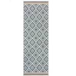 Flair Rugs Жълто-син килим за открито и закрито 80x230 cm Zia Trellis - Flair Rugs (503119377455)
