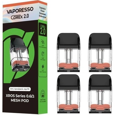 Vaporesso XROS COREX 2.0 cartridge 0,6 ohm 4-Pack