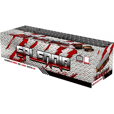 Pyrotechnika ohňostroj Splendid 128 ran 25 30 mm