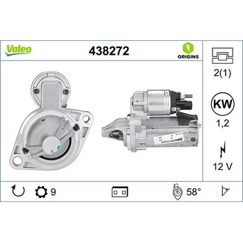 Štartér VALEO 438272