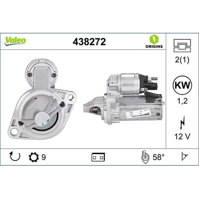 Štartér VALEO 438272 438272